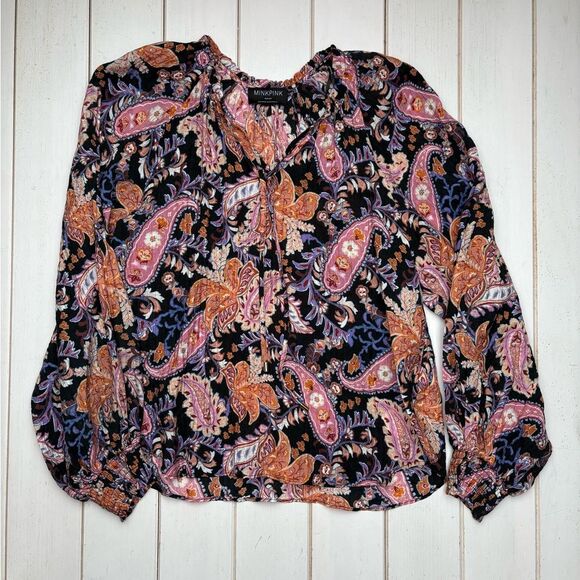 Minkpink Boho Paisley Print Top - Picture 12 of 12